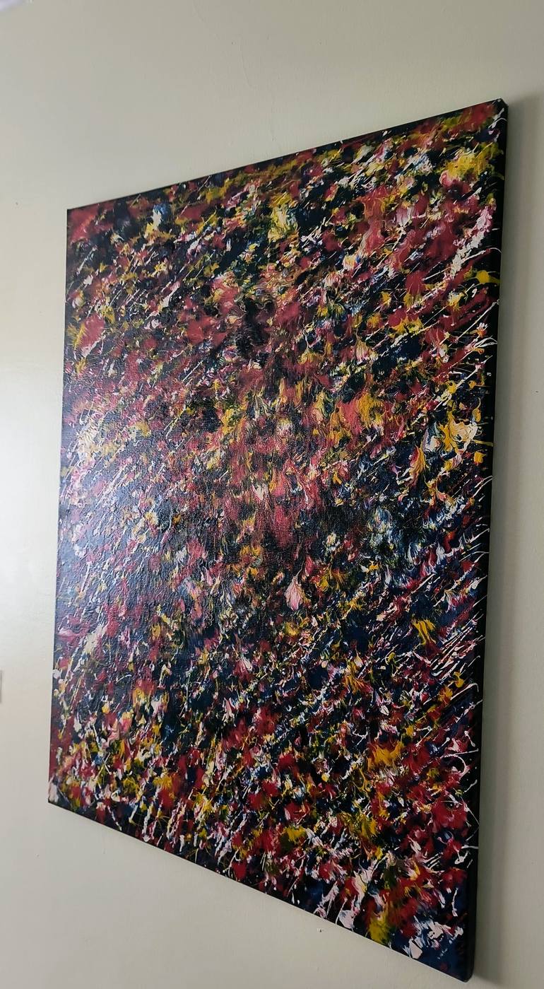 Original Abstract Painting by Rosa Cisneros