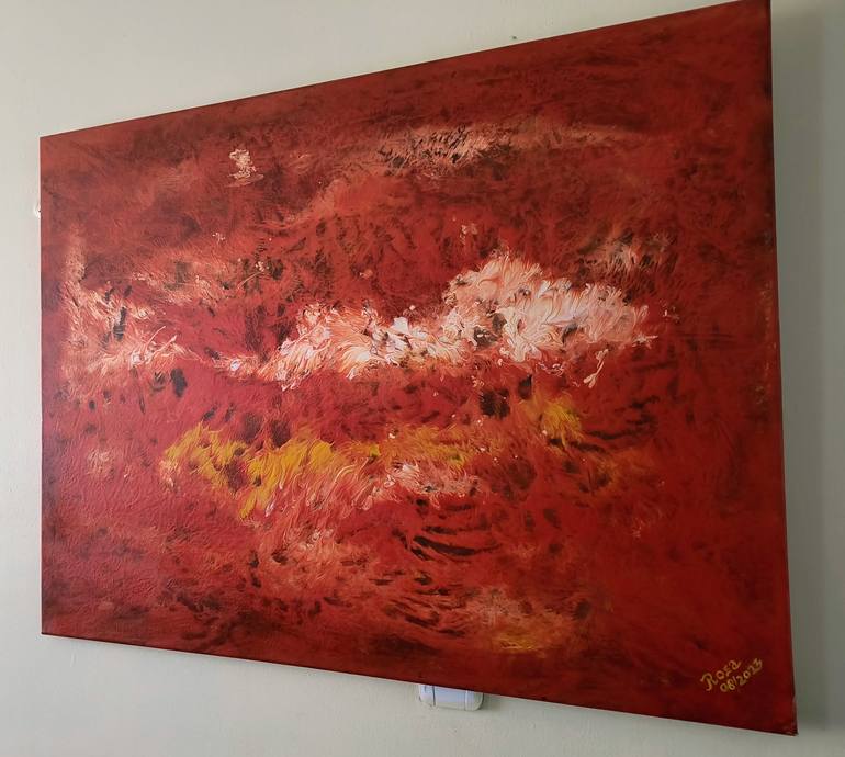 Original Abstract Painting by Rosa Cisneros