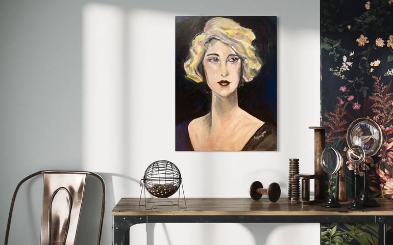 Original Contemporary Women Painting by Elke Wegener