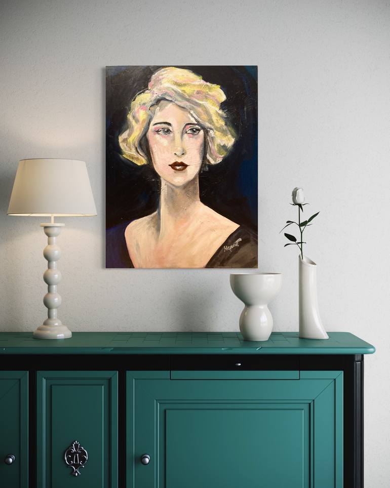 Original Contemporary Women Painting by Elke Wegener