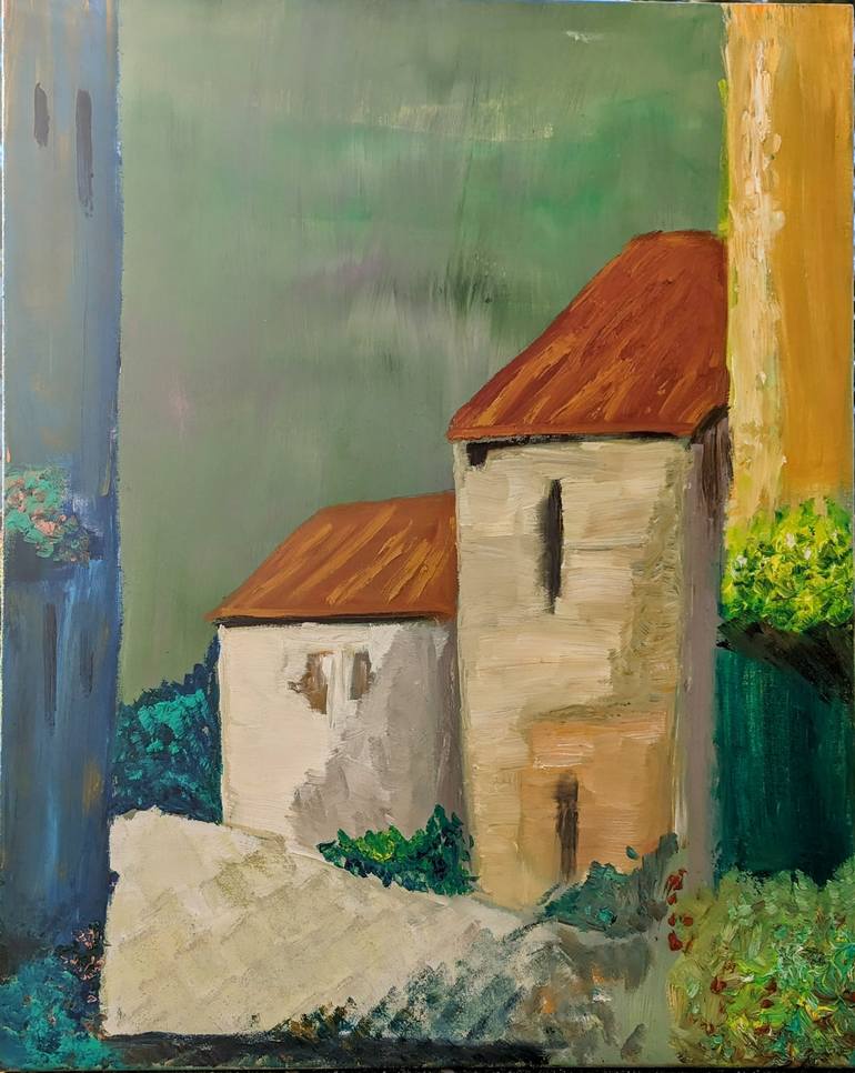 Original Neo-impressionism Home Painting by Phalecia Young