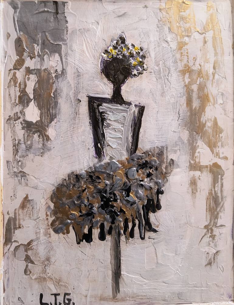 Original Abstract Expressionism Family Painting by Phalecia Young
