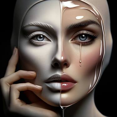 Original Photorealism Women Digital by Mia Mai