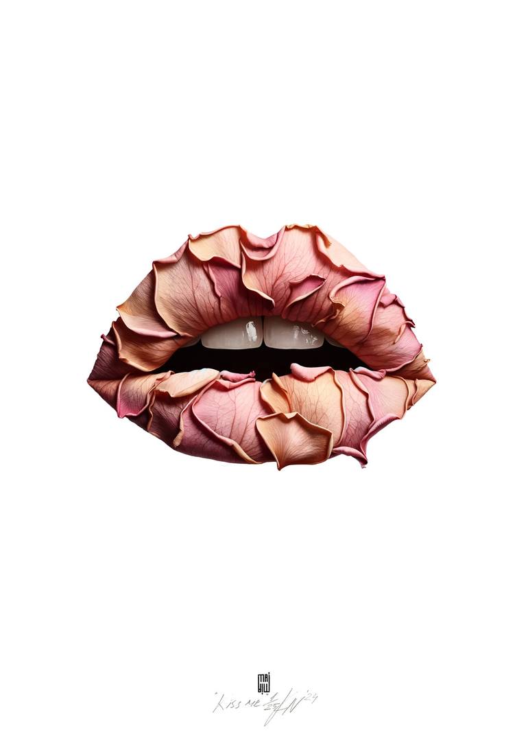 Original Contemporary Floral Digital by Mia Mai