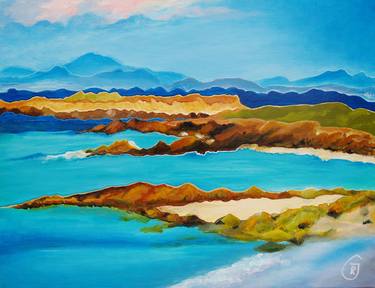 Original Abstract Seascape Paintings by Rhia Janta-Cooper