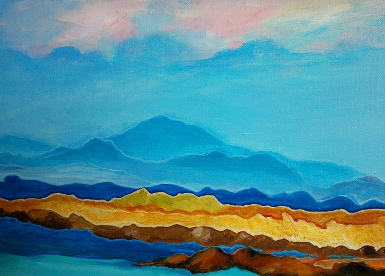 Original Seascape Painting by Rhia  Janta-Cooper