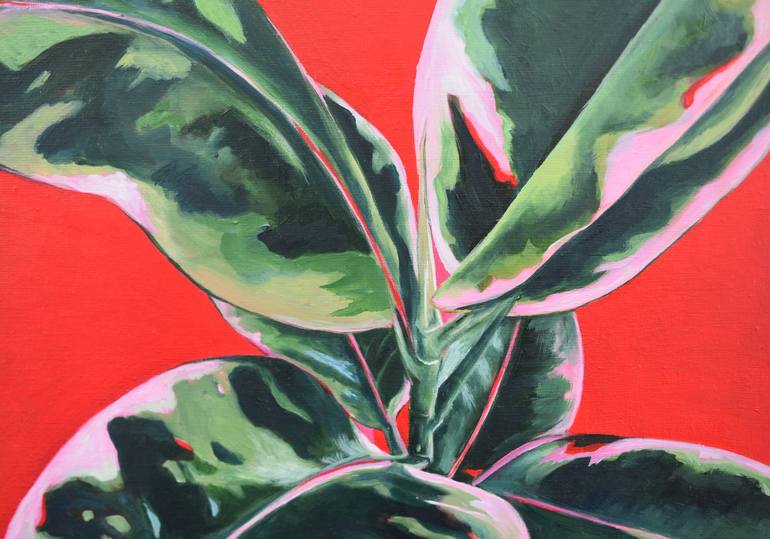 Original Contemporary Botanic Painting by Lisa Simmons