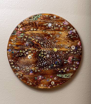 Original Abstract Nature Mixed Media by Annie Graham