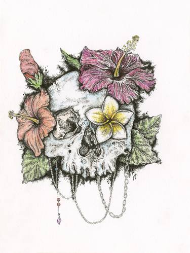 Original Floral Drawings by Sarah Jean Holt