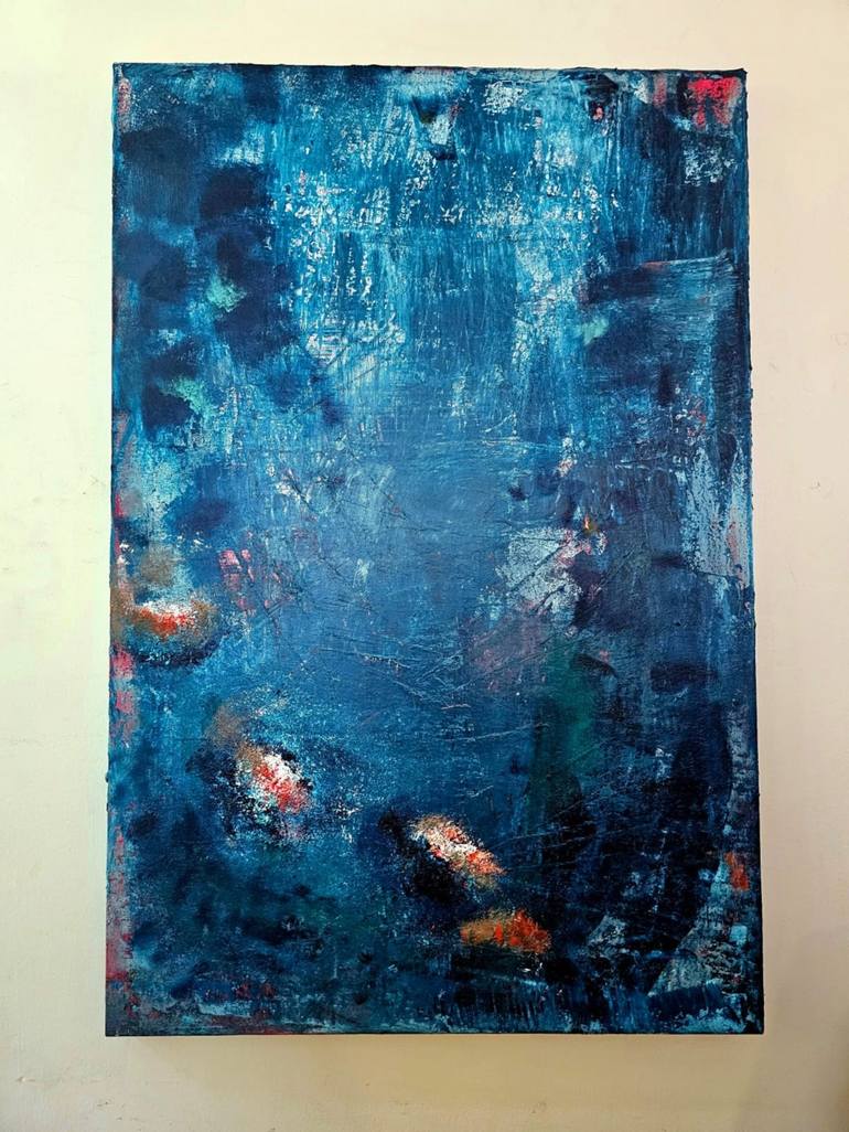 Original Modernism Abstract Painting by Anjali Misra