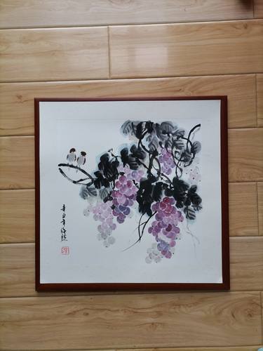 Original Art Deco Floral Paintings by Ran Xu