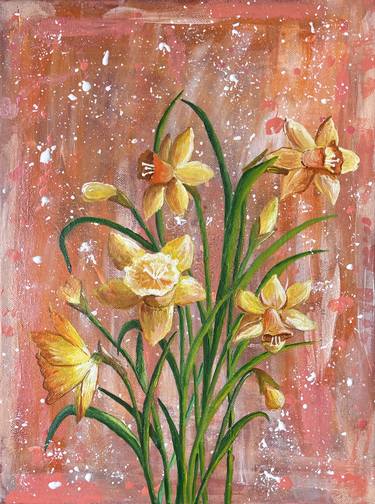 Original Floral Paintings by Milana Boroday