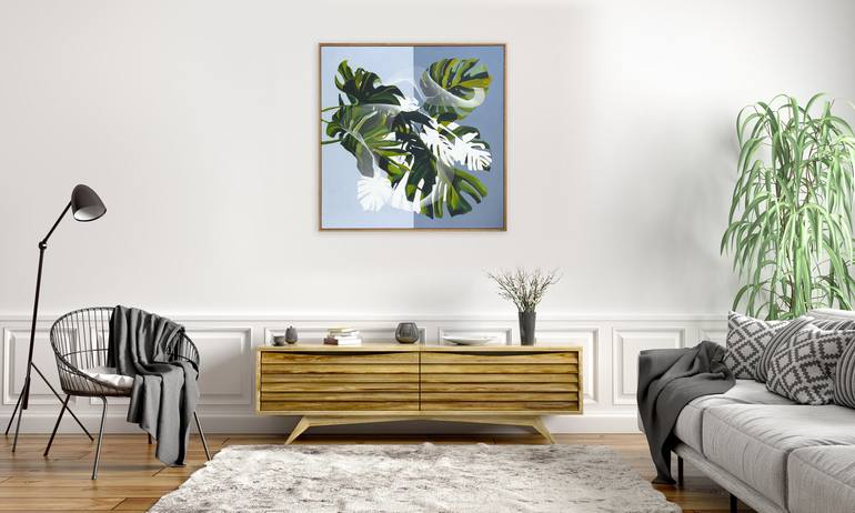 Original Abstract Botanic Painting by Aoife Tolerton