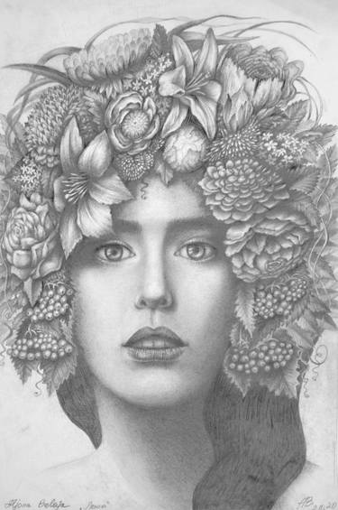 Original Women Drawings by Aljona Frantaseva