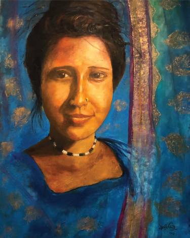 Original Contemporary Women Paintings by Kamrul Hasan Lipu