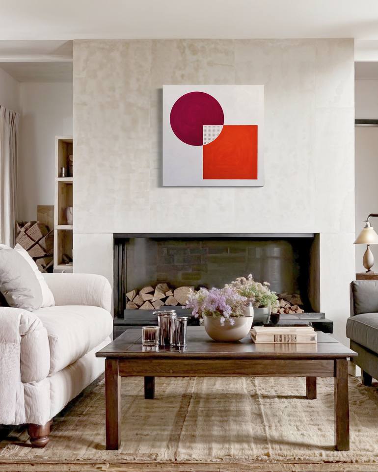 Original Contemporary Geometric Mixed Media by drewvy Shields