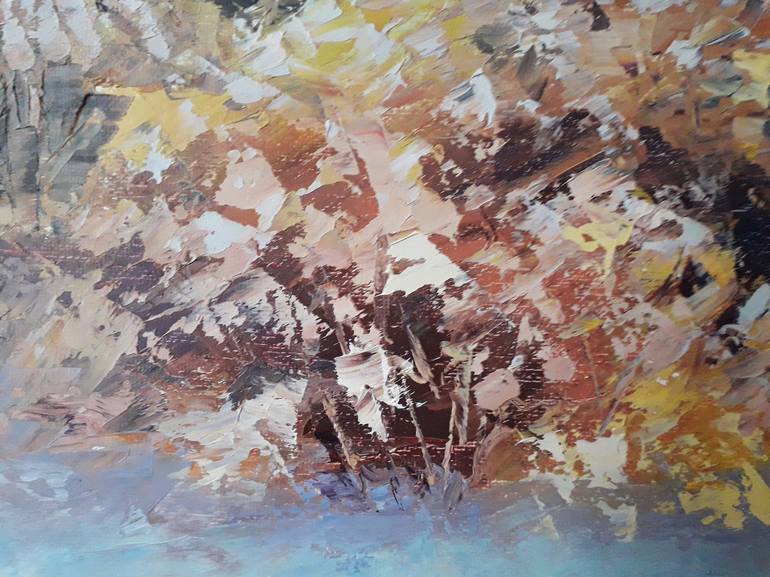 Original Impressionism Landscape Painting by Yuliia Zaverukha