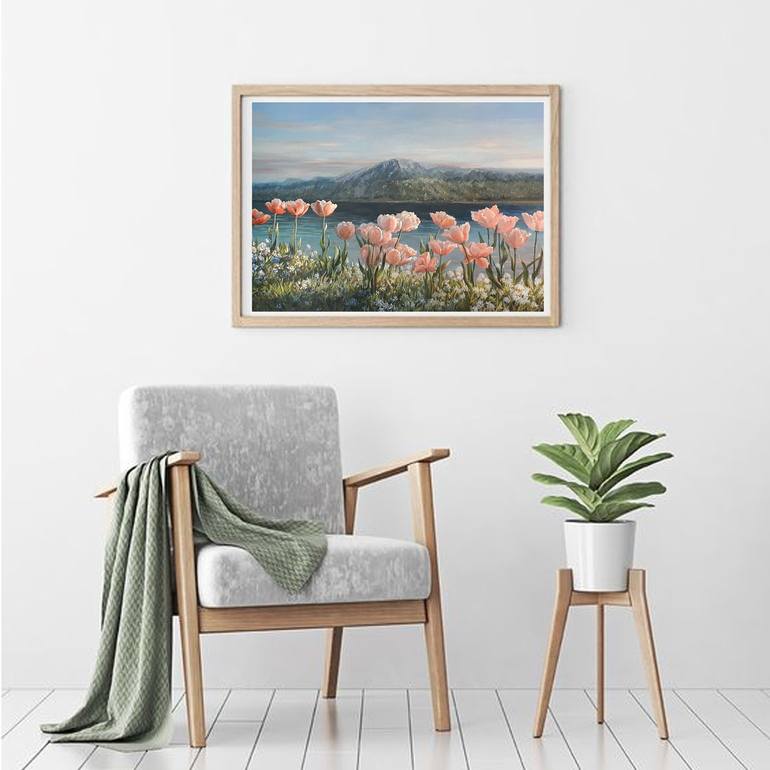 Original Landscape Painting by Yuliia Zaverukha