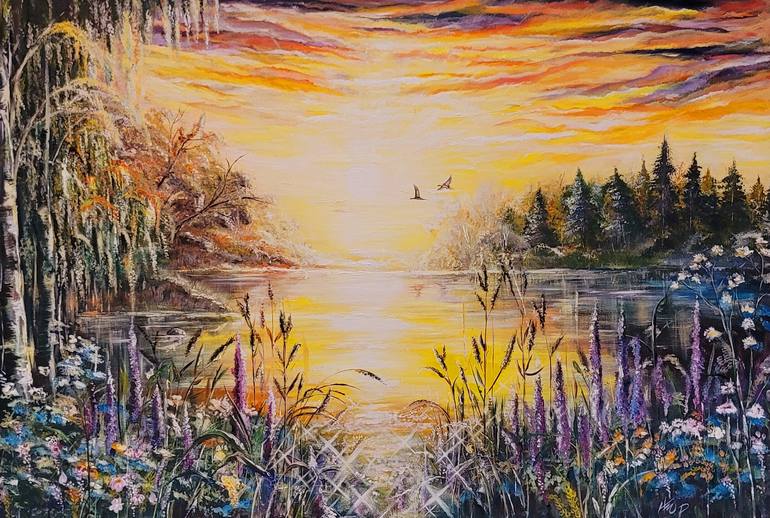 Print of Realism Landscape Painting by 병선 박