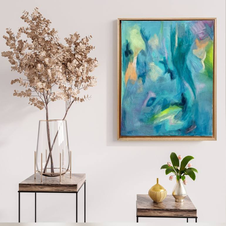 Original Abstract Painting by Hilary L  Hahn