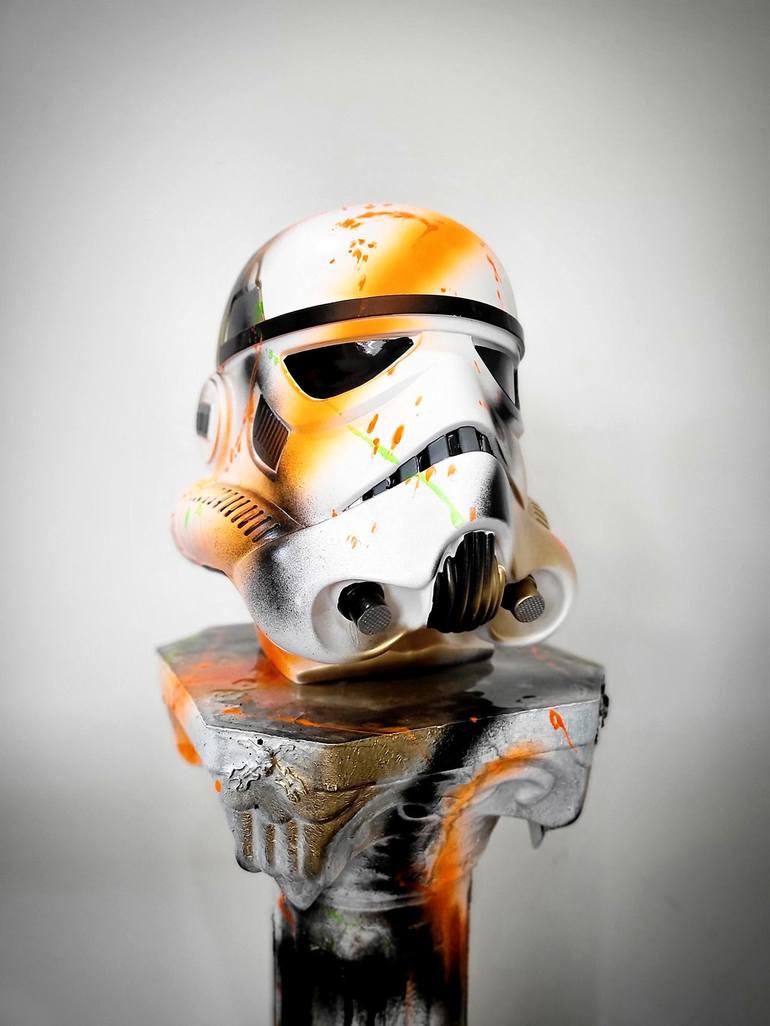 Original Pop Art Graffiti Sculpture by Georgina Sepa