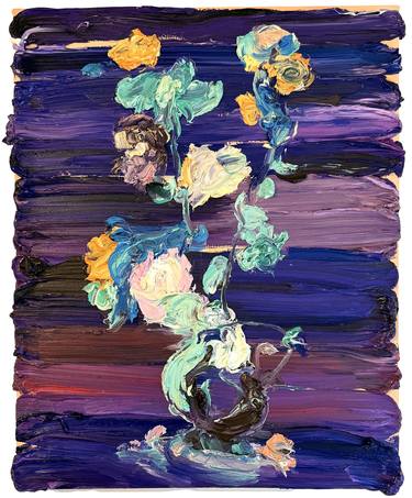 Original Contemporary Floral Painting by Marie Pmudafort