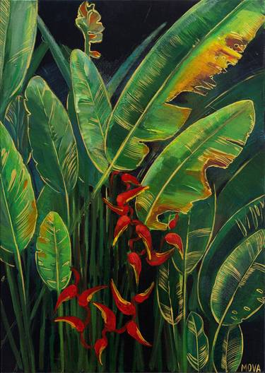 Original Impressionism Botanic Paintings by Aksiniya Izosimova