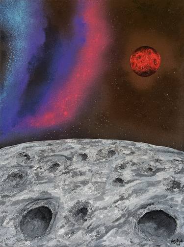 Original Outer Space Paintings by Arte Del CaSt