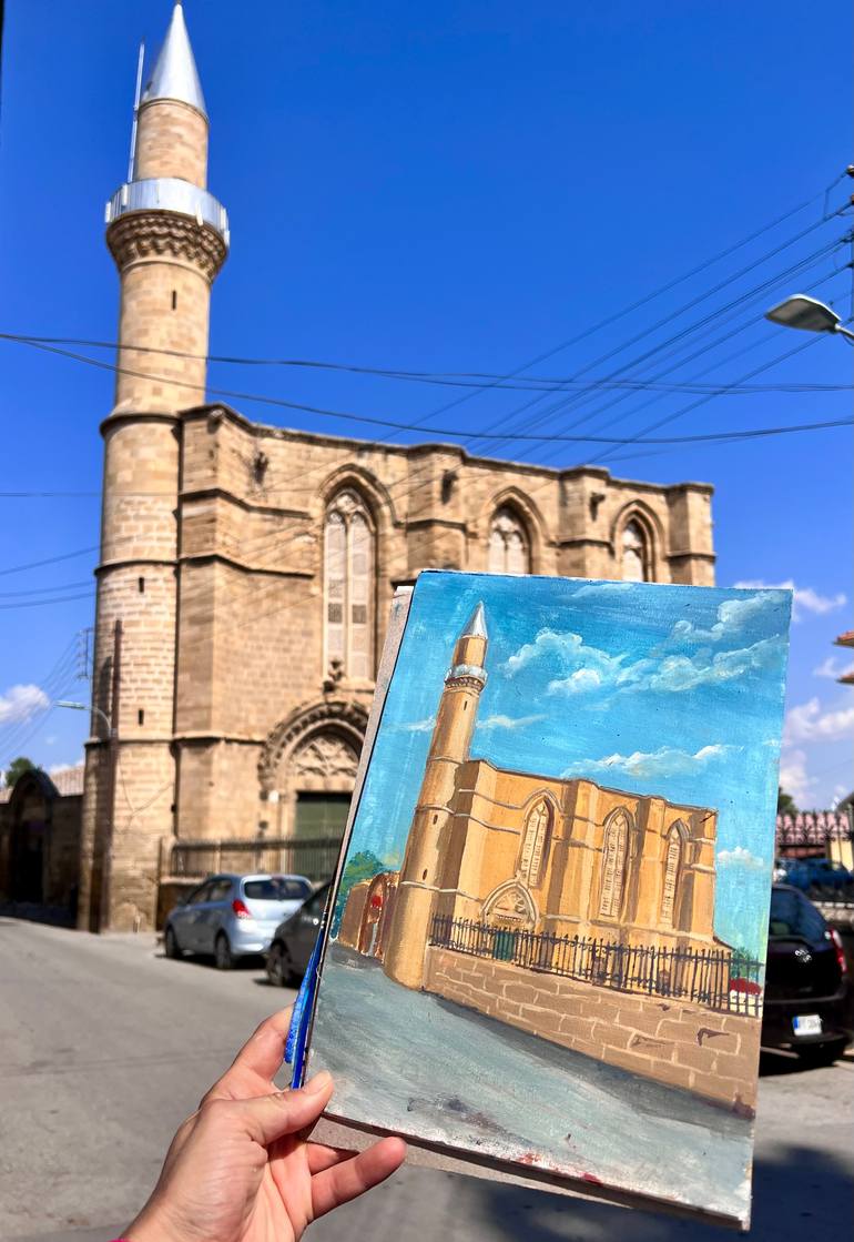 Original Contemporary Architecture Painting by Maria Umanets