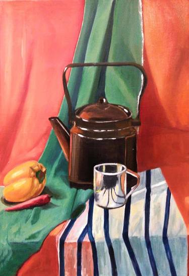 Original Impressionism Still Life Paintings by Annie Shoaib