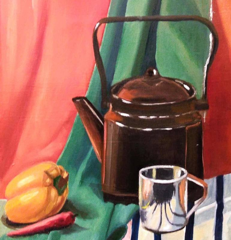 Original Contemporary Still Life Painting by Annie Shoaib