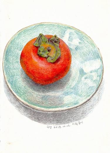 Original Figurative Food & Drink Drawings by Keunyoung Kim