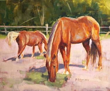 Original Impressionism Horse Paintings by Dane Sellers