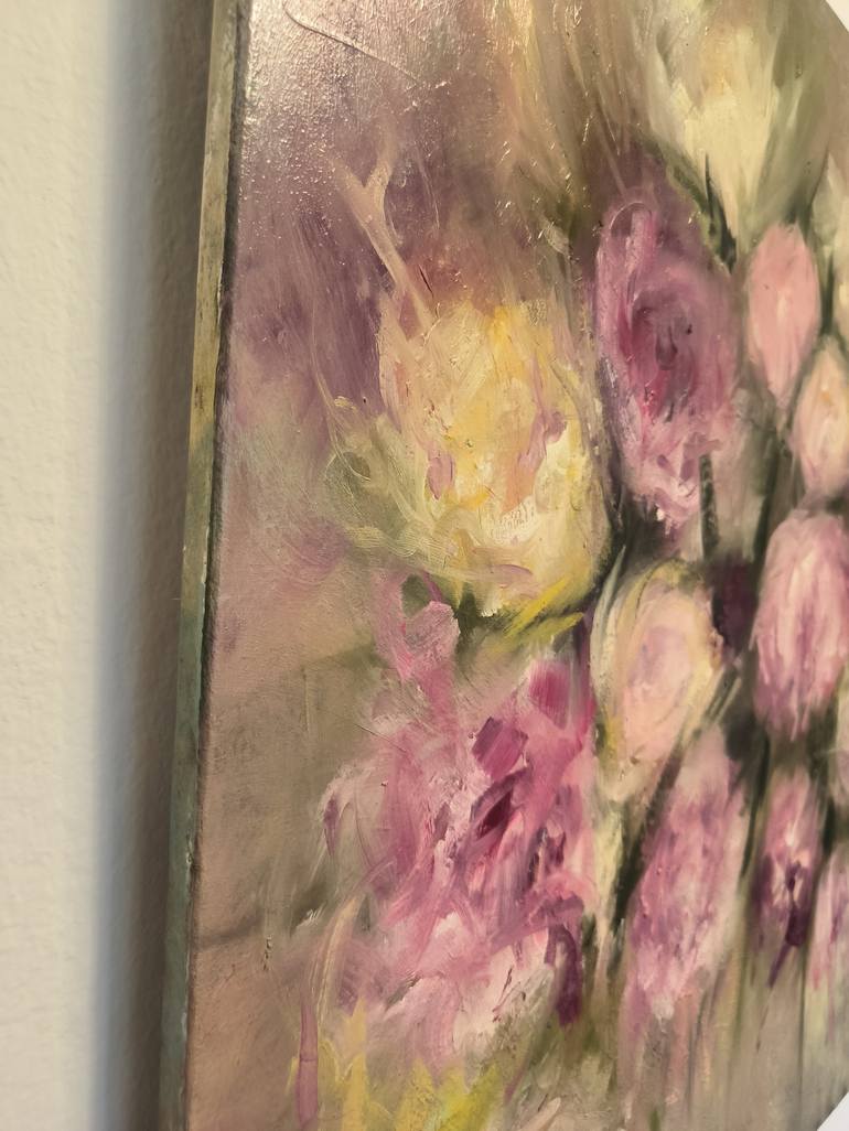 Original Floral Painting by Sandra Bayer