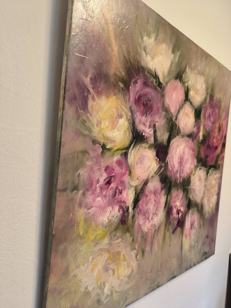 Original Floral Painting by Sandra Bayer