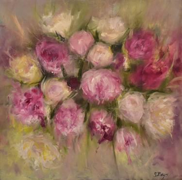 Original Impressionism Floral Paintings by Sandra Bayer