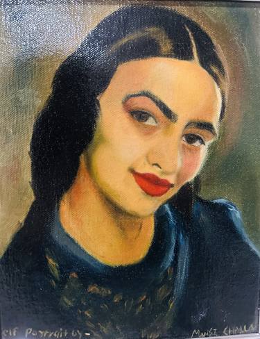 Original Realism Women Paintings by Mansi Challa