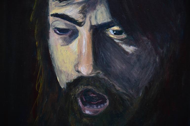 Original Figurative Religion Painting by Alexandre David Lejuez