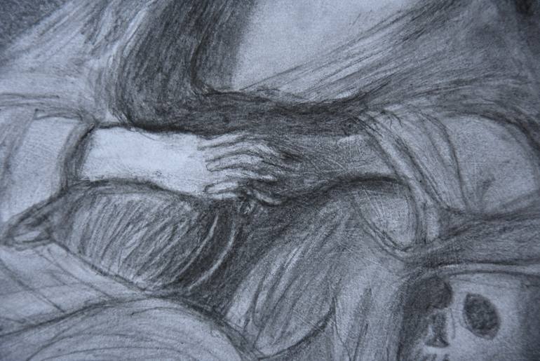 Original Baroque Religion Drawing by Alexandre David Lejuez