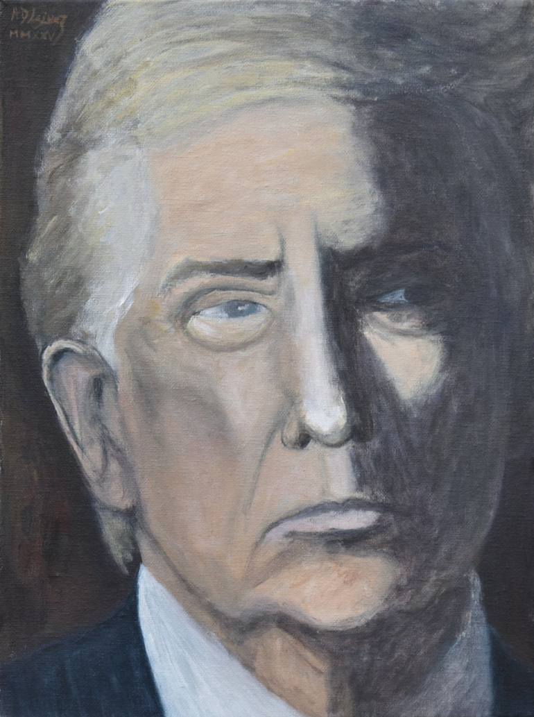 Original Figurative Politics Paintings by Alexandre David Lejuez