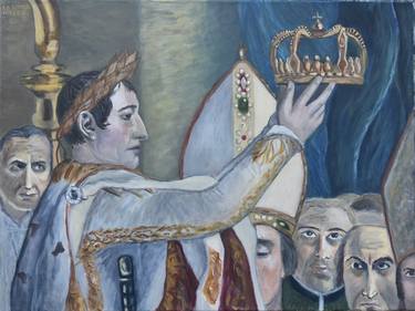 Original Figurative Men Paintings by Alexandre David Lejuez