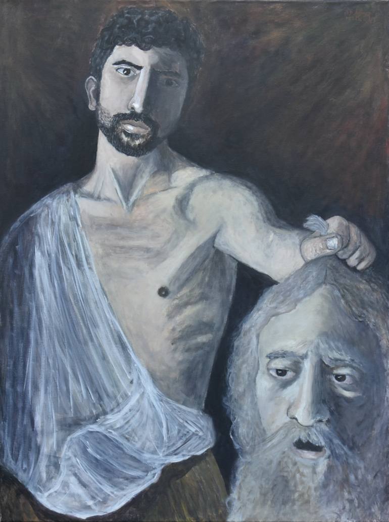 Original Baroque Religion Paintings by Alexandre David Lejuez
