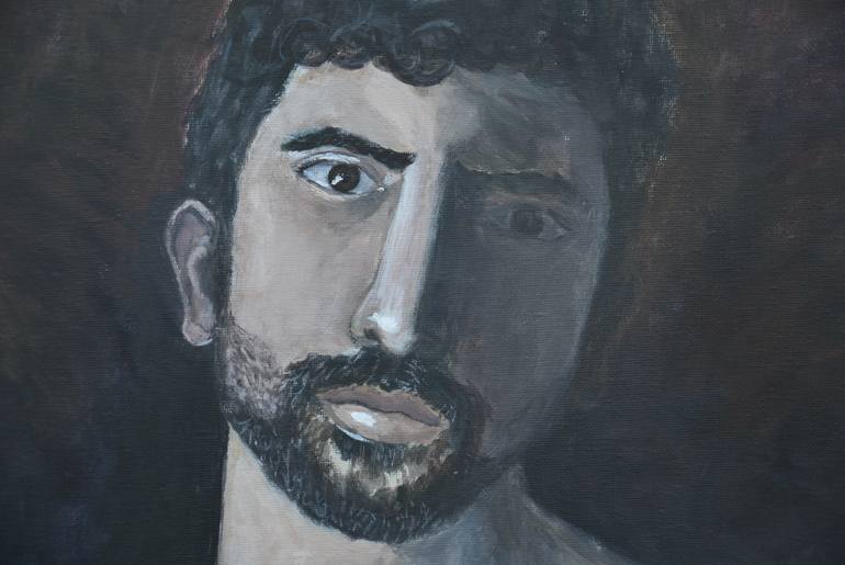 Original Baroque Religion Painting by Alexandre David Lejuez