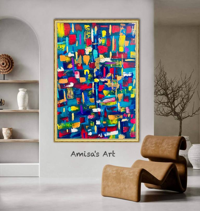 Original Abstract Painting by Amisa Mukaj