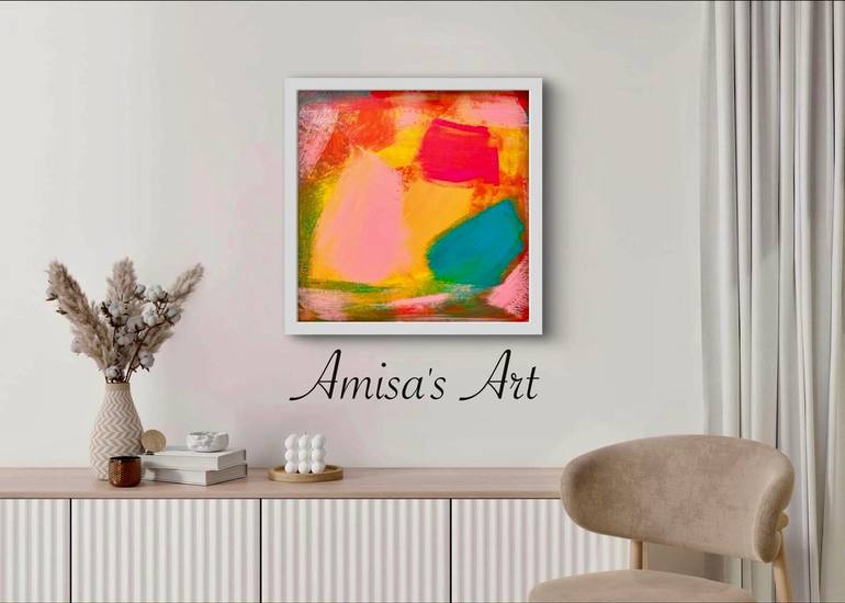 Original Abstract Painting by Amisa Mukaj
