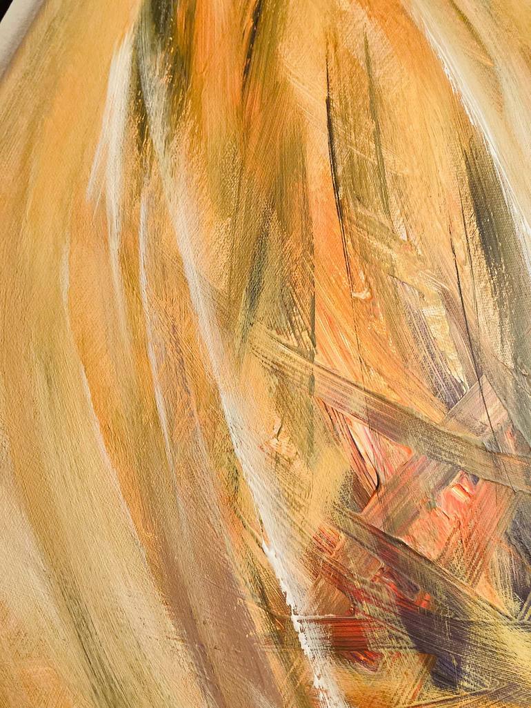 Original Abstract Expressionism Abstract Painting by Amisa Mukaj