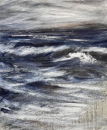Original Abstract Expressionism Seascape Paintings by Matthew Hayes