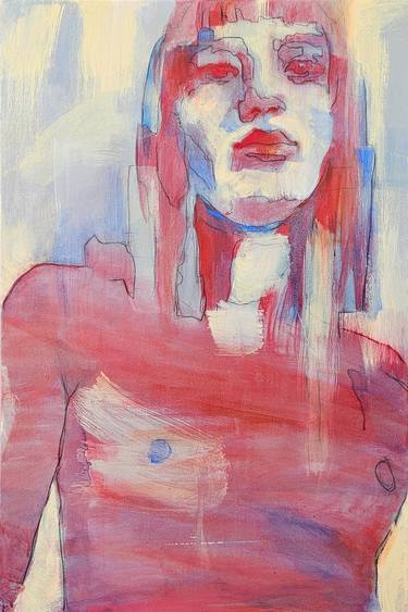 Original Figurative Women Paintings by Magali Feuga