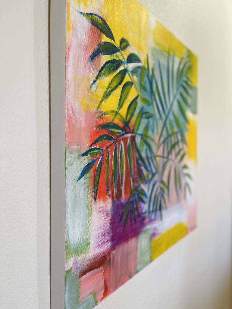 Original Abstract Expressionism Botanic Painting by Marissa Rice