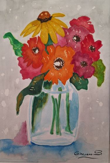 Original Floral Paintings by Susana Giordano